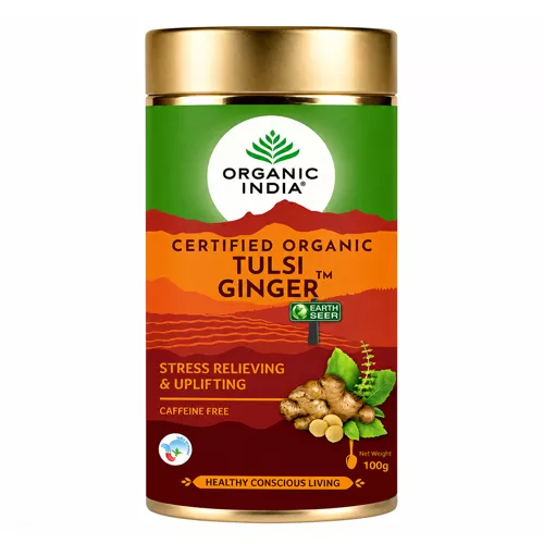 Organic India Tulsi Ginger Tin