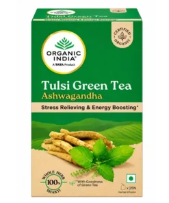 Organic India Tulsi Green Tea Ashwagandha