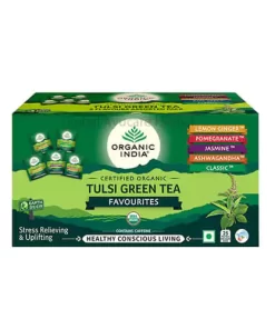 Organic India Tulsi Green Tea Assorted Tea