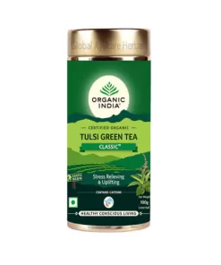 Organic India Tulsi Green Tea Classic Tin