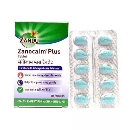 Zandu Zanocalm Plus Tablet