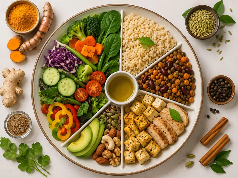 Ayurveda Diet Plate
