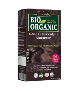 Indus Valley Bio Organic Dark Brown Henna Hair Colour