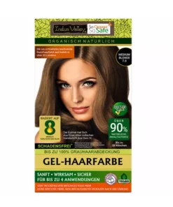 Indus Valley Gel Hair Colour Medium Blonde 7.00