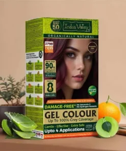 Indus Valley Gel Hair Colour Burgundy 3.60