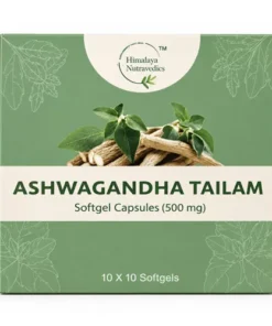 Himalaya Nutravedics Ashwagandha Tailam Soft Gel Capsules